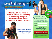 Tablet Screenshot of ilovekickboxingfreshmeadowsny.com